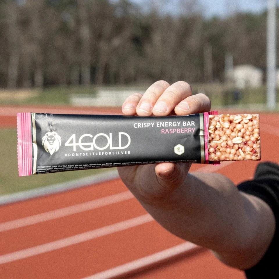 Crispy Energy Tyčinka 4GOLD - Malina 35 g