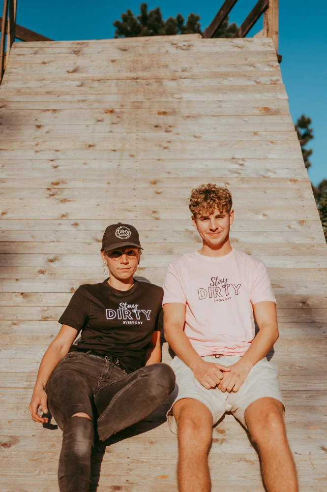 Stay dirty every day - unisex černé