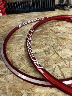 Ráfky ALU Expert 28H Bombshell SET - RED